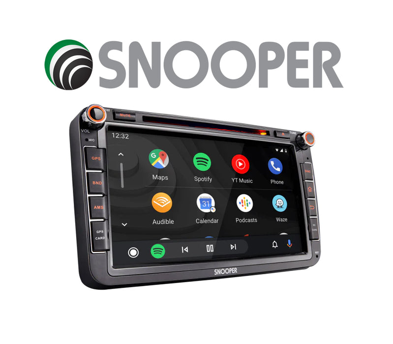 Snooper SMH-580VW 8-Zoll-Multimedia u. Navigationsgerät mit Smartphone-Steuerung