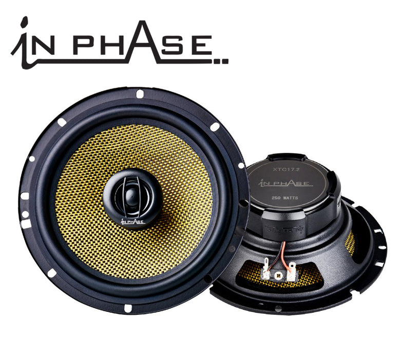 In Phase XTC17.2 /17cm 250 Watt 2-Wege-Drehhochtöner Autotür-/Regallautsprecher