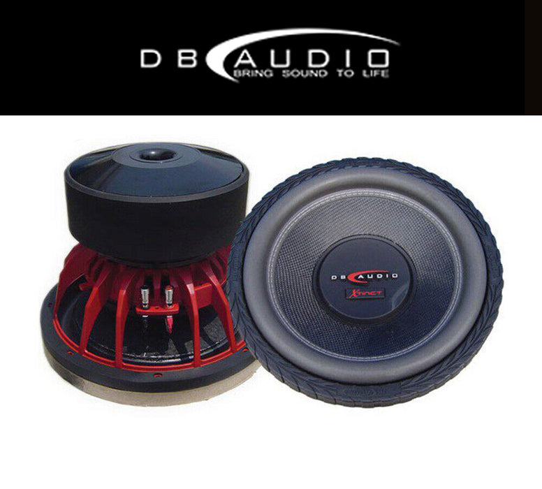 DB Audio Xtinct12 5000W 12" Dual 2Ω Schwingspule SPL SINGLE Subwoofer