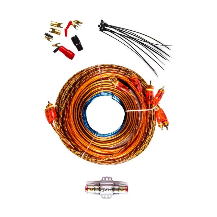 Juice JWTRU41 / 4 Gauge /2500W /2 Kanal/Mono Verstärker Verkabelungssatz