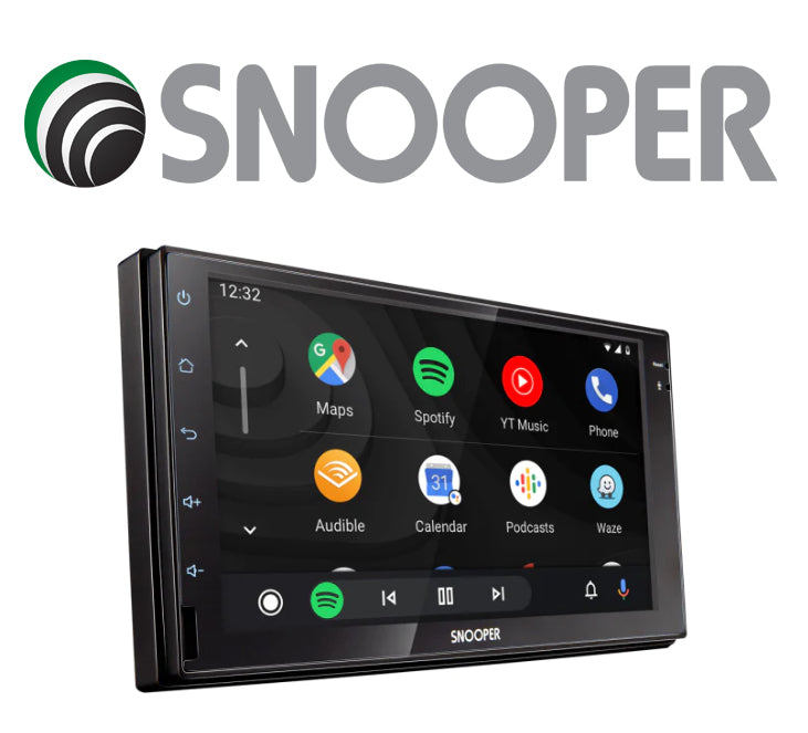 Snooper SMH-520DAB 7-Zoll Multimedia und Navi-Gerät mit Smartphone-Steuerung