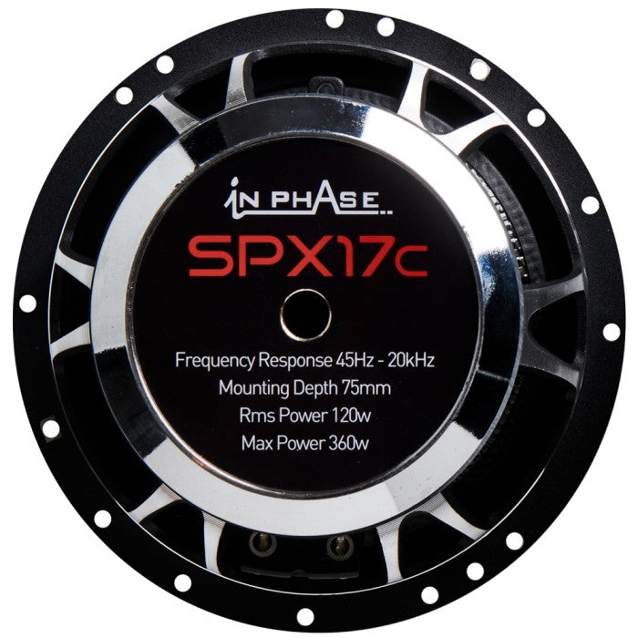 In Phase SPX17C Professional 17cm 360W 2-Wege-Komponenten-Lautsprecherset