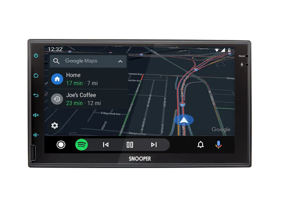 Snooper SMH-520DAB 7-Zoll Multimedia und Navi-Gerät mit Smartphone-Steuerung