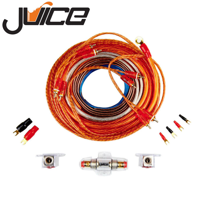 Juice JWTRU422D / 2500W Verstärker-Verkabelungssatz für 2 Verstärker