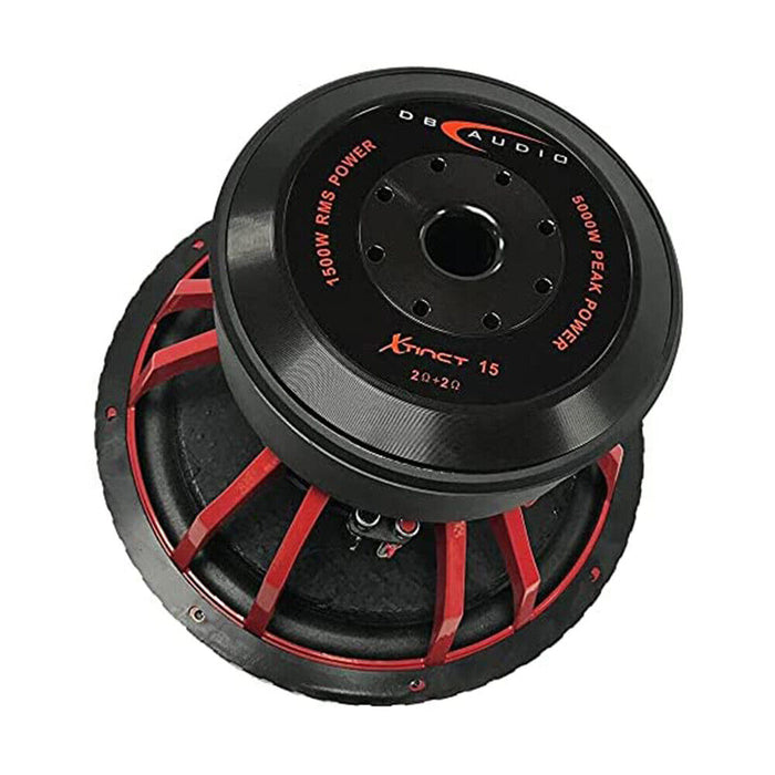 DB Audio Xtinct12 5000W 12" Dual 2Ω Schwingspule SPL SINGLE Subwoofer