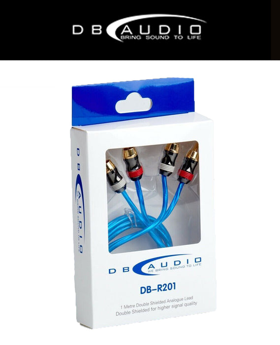 DB Audio DBR201 / 1 Meter doppelt geschirmtes Cinch-Kabel