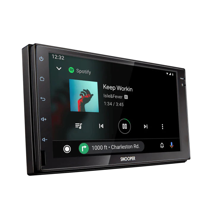 Snooper SMH-520DAB 7-Zoll Multimedia und Navi-Gerät mit Smartphone-Steuerung