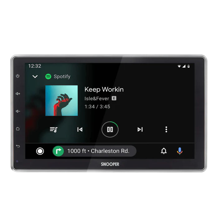 Snooper SMH-550DAB 10.1-Zoll-Multimedia u. Navi. Gerät mit Smartphone-Steuerung