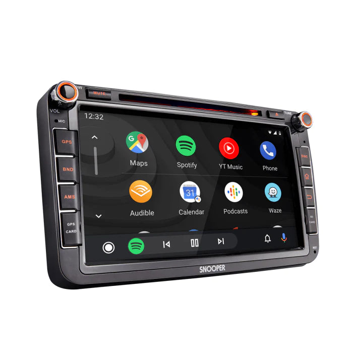 Snooper SMH-580VW 8-Zoll-Multimedia u. Navigationsgerät mit Smartphone-Steuerung