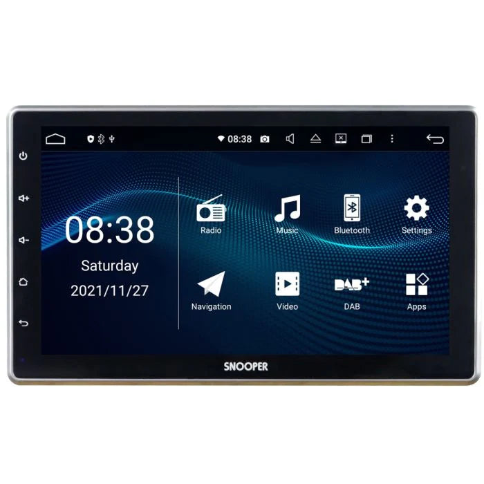 Snooper SMH-550DAB 10.1-Zoll-Multimedia u. Navi. Gerät mit Smartphone-Steuerung