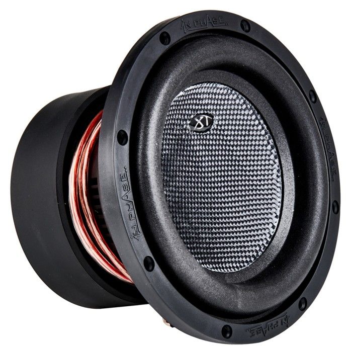 In Phase XT-8 8Zoll Kevlar 2Ohm Doppelschwings. 1000W Spitzenleistung Subwoofer Artikel-Nr.: XT-8